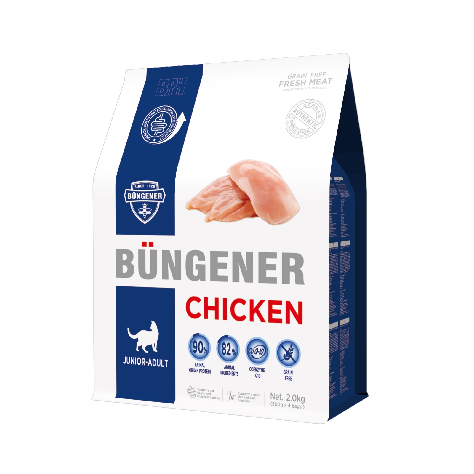 Büngener Complete Food For Junior-Adult Cat (Chicken)