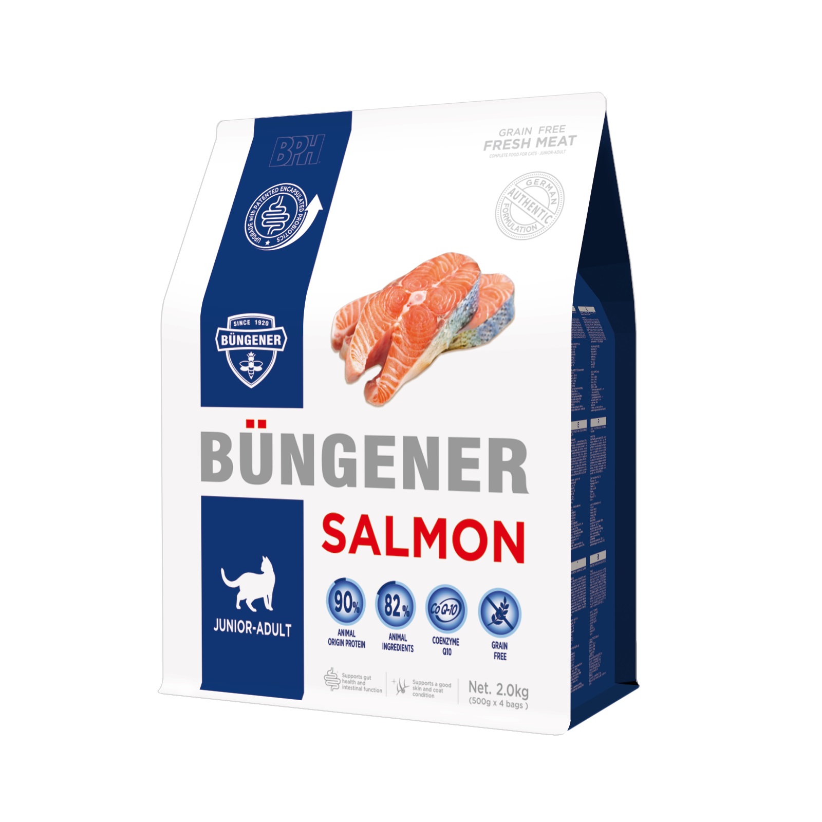 Büngener Complete Food For Junior-Adult Cat (Salmon)