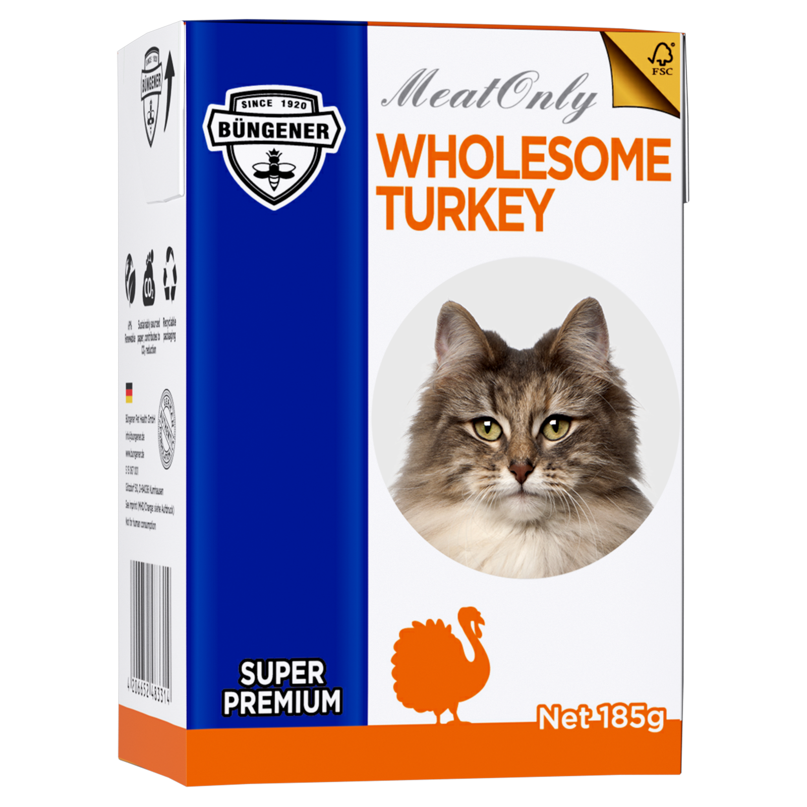 Büngener Meatonly Tetra Recart Wet Food - WHOLESOME TURKEY