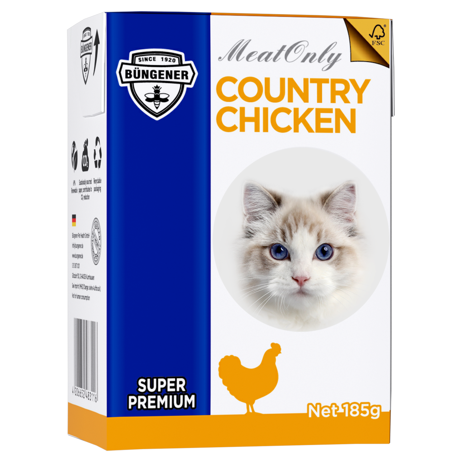 Büngener Meatonly Tetra Recart Wet Food - COUNTRY CHICKEN