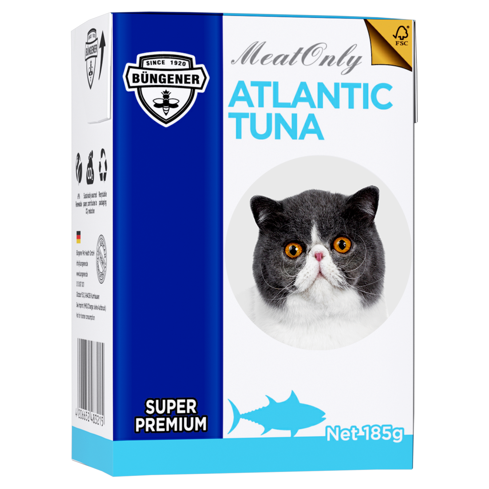 Büngener Meatonly Tetra Recart Wet Food - ATLANTIC TUNA