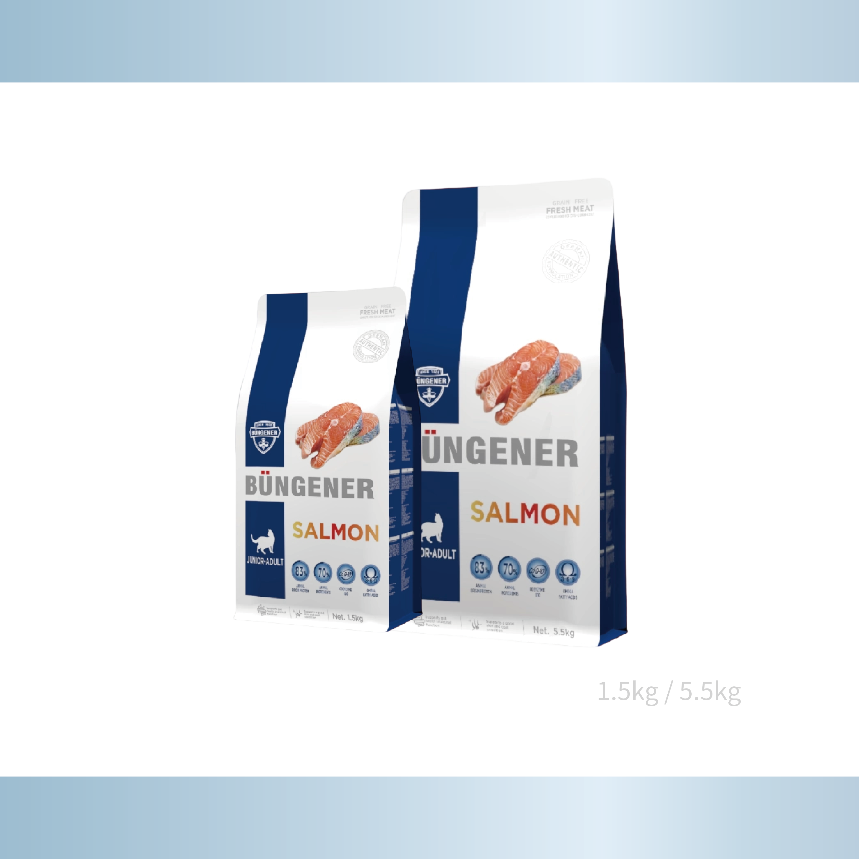B&uuml;ngener Complete Food For Junior-Adult Cat (Salmon)