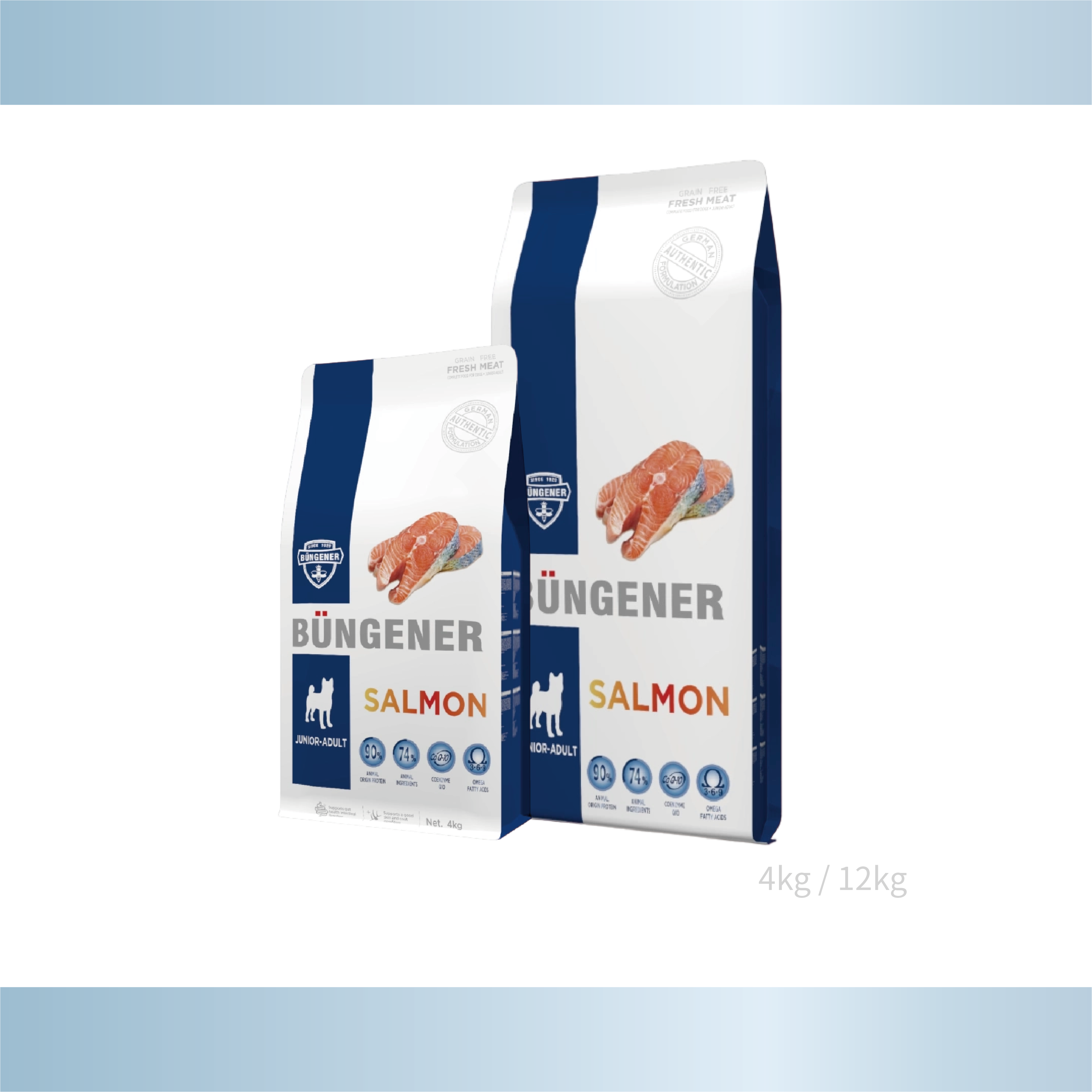 B&uuml;ngener Complete Food For Junior-Adult Dog (Salmon)